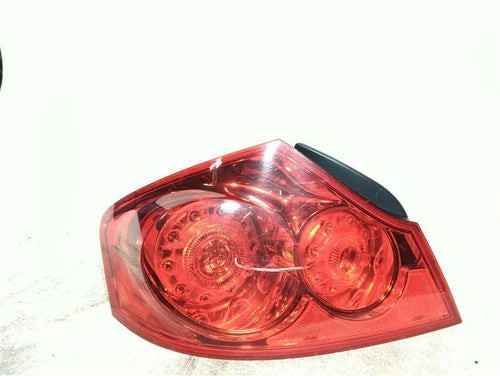 2011 Infiniti G37 4 Dr Sdn Quarter Used OEM Left Tail Light Assembly used OEM tail light assembly