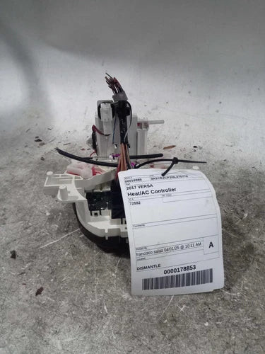 2017 Nissan Versa Used OEM A/C Selector Switch used OEM A/C climate control module