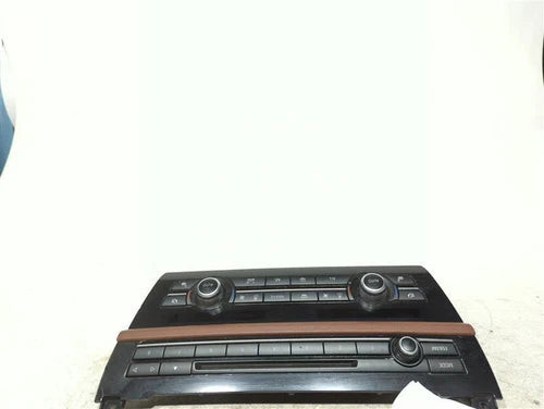 2013 BMW 535I Front Audio and Climate W/O Cli Used OEM A/C Selector Switch used OEM A/C climate control module