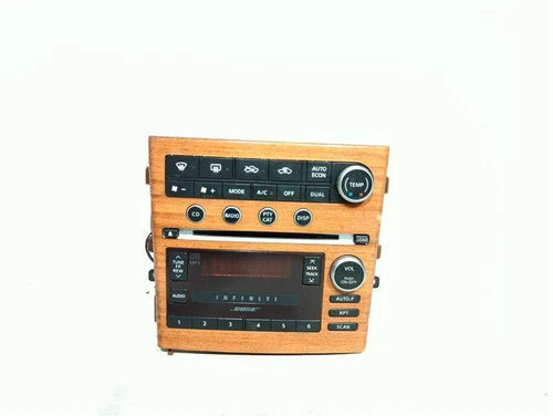 2006 Infiniti G35 Display Panel Top of D Used OEM A/C Selector Switch used OEM A/C climate control module