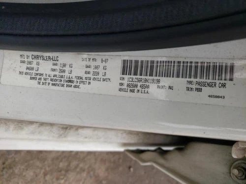 2008 Chrysler Sebring Automatic Temperature Contr Used OEM A/C Selector Switch used OEM A/C climate control module