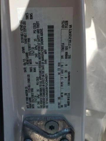 2015 Ford Escape Front Manual Temperature Control Used OEM A/C Selector Switch used OEM A/C climate control module