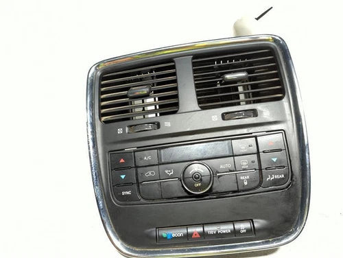2011 Dodge Caravan AC Front Dash Mounted 3 Zone A Used OEM A/C Selector Switch used OEM A/C climate control module