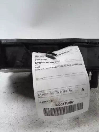 2016 Lincoln Mkc Electronic Control Modul Used OEM Engine Control Module (ecm) used OEM engine control module
