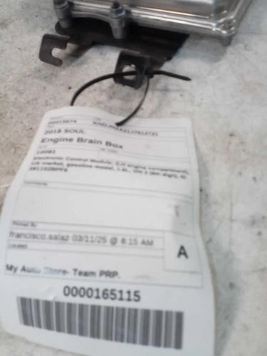 2018 Kia Soul Electronic Control Module L Used OEM Engine Control Module (ecm) used OEM engine control module