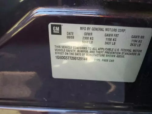2009 Cadillac Cts Sdn Red Outer Lens Used OEM Right Outer Tail Light Assembly used OEM tail light assembly