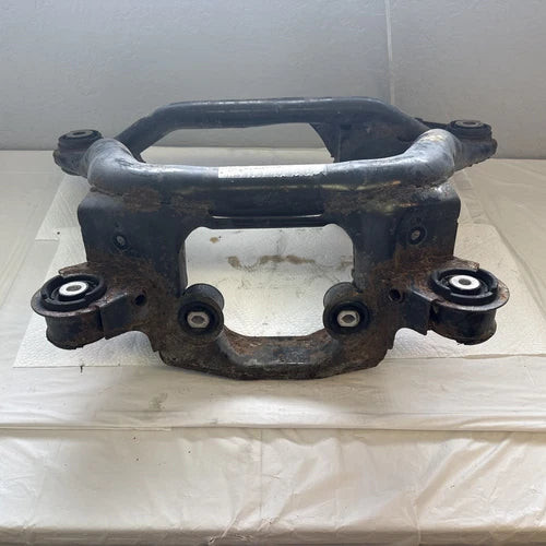 99-06 BMW E46 325xi 330xi AWD Rear Subframe Crossmember Cradle Assy OEM 190k used OEM rear subframe and crossmember