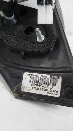 2016 Hyundai Sonata Power VIN 2 5TH Digit W/O Turn Used OEM Right Door Mirror used OEM door mirror