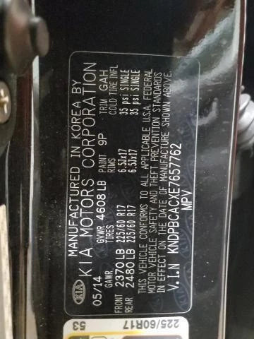 2014 Kia Sportage Cluster US Market AT Conventional Used OEM Speedometer Gauge used OEM instrument cluster