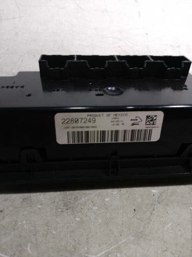 2011 Chevrolet Tahoe Dash Mounted W/O Hybrid Opti Used OEM A/C Selector Switch used OEM A/C climate control module