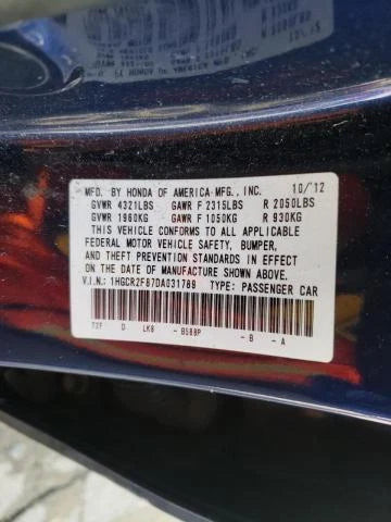 2013 Honda Accord Cluster US Market Sedan 2.4L Ex-L Used OEM Speedometer Gauge used OEM instrument cluster