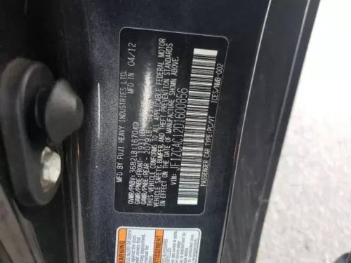 2013 Subaru Br-Z Electric Non-Heated US Market Righ Used OEM Right Door Mirror used OEM door mirror