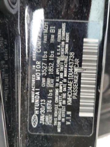2013 Hyundai Accent Power Body Color W/O Side Repea Used OEM Right Door Mirror used OEM door mirror