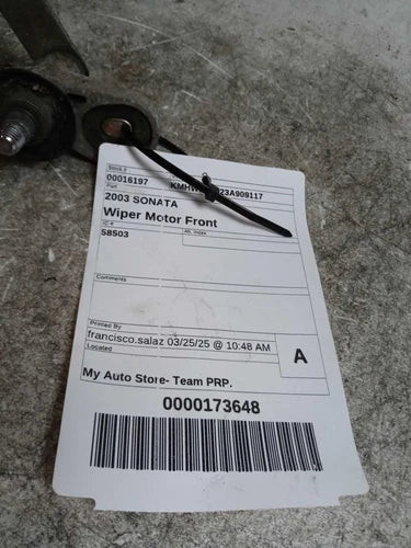 2003 Hyundai Sonata Used OEM Windshield Wiper Motor used OEM wiper motor