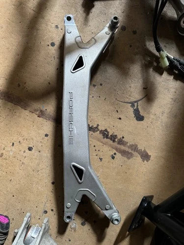 2014-2018 Porsche 911 991 GT3 Rear Center Subframe Crossmember Brace Mount -22-A used OEM subframe bracket and support