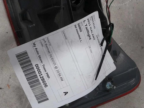 2011 Mitsubishi Galant Lid Mounted Left Grad Used OEM Left Tail Light Assembly used OEM tail light assembly