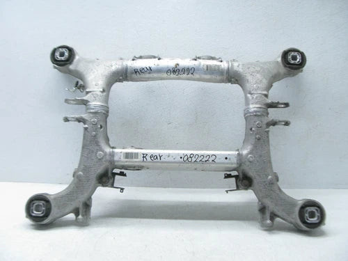 10-19 BMW F10 535i 5 6 SERIES SUSPENSION CROSSMEMBER SUBFRAME REAR OEM 082222 used OEM rear subframe and crossmember