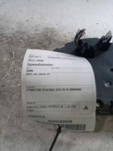 2011 Chevrolet Hhr MPH Exc. Ss Exc. Panel AT Used OEM Speedometer Gauge used OEM instrument cluster