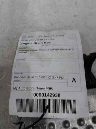 2010 Volvo 80 Series Electronic Con Used OEM Engine Control Module (ecm) used OEM engine control module