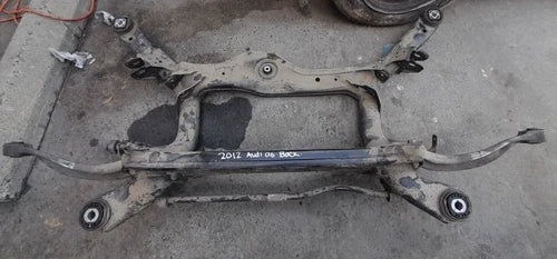 2012 Audi A6 suspension rear crossmember subframe assembly OEM used OEM rear subframe and crossmember