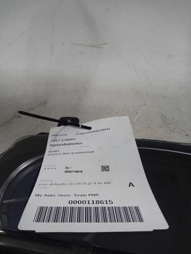 2017 Toyota Camry Cluster MPH Id 83800-0X800 Used OEM Speedometer Gauge used OEM instrument cluster