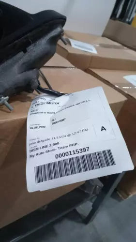 2017 Jeep Patriot Moulded in Black Power Heated Opt Used OEM Left Door Mirror used OEM door mirror