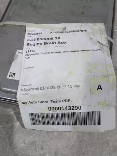 2023 Buick Encore Gx Electronic Control M Used OEM Engine Control Module (ecm) used OEM engine control module
