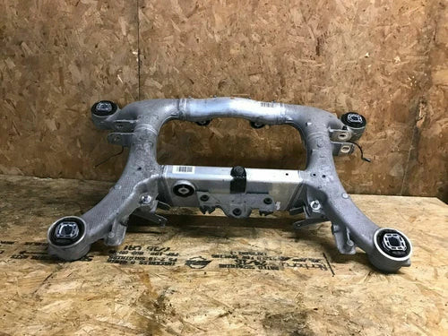 BMW 750LI F01 OEM 09-15 REAR AXLE CARRIER CROSS MEMBER SUB FRAME used OEM rear subframe and crossmember