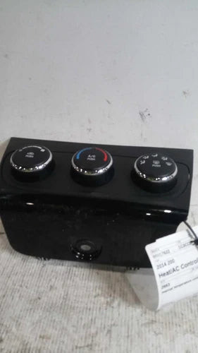2014 Chrysler 200 Silver A/C Selector Switch Salvage Part Used OEM A/C Climate Control Modules used OEM A/C climate control