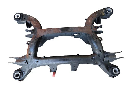 2007-2013 BMW X5 E70 X6 E71 AWD REAR SUB FRAME AXLE CARRIER CRANDLE OEM 6784940 used OEM rear subframe and crossmember