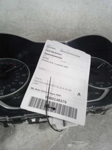 2020 Nissan Murano Cluster 3.5L 6 Cylinder MPH Grad Used OEM Speedometer Gauge used OEM instrument cluster