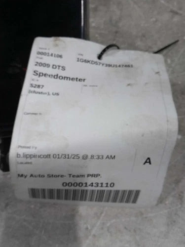 2009 Cadillac Dts Cluster US Used OEM Speedometer Gauge used OEM instrument cluster