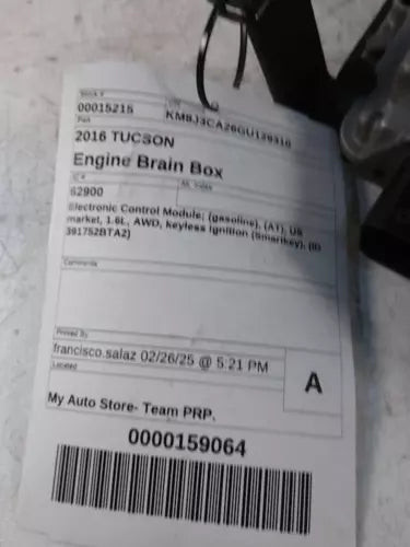 2016 Hyundai Tucson Electronic Control Mo Used OEM Engine Control Module (ecm) used OEM engine control module