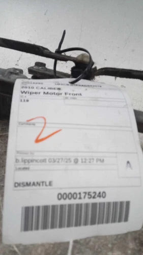2010 Dodge Caliber Used OEM Windshield Wiper Motor used OEM wiper motor