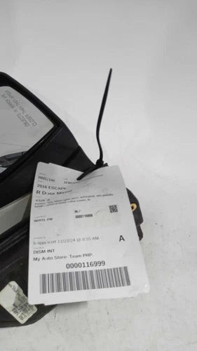 2016 Ford Escape Power W/O Blind Spot Alert W/Heate Used OEM Right Door Mirror used OEM door mirror