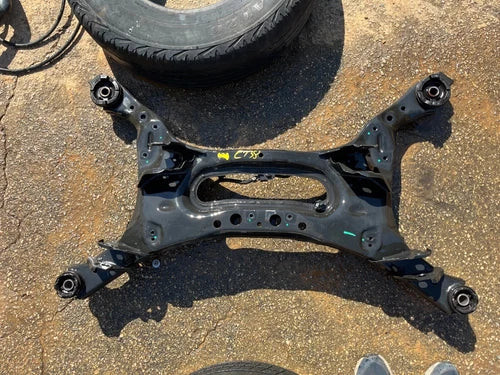 2013-2015 Nissan Altima Sedan Rear Subframe Crossmember Engine Cradle OEM used OEM rear subframe and crossmember