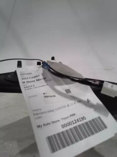 2013 Toyota Camry Power Non-Heated Right Used OEM Right Door Mirror used OEM door mirror