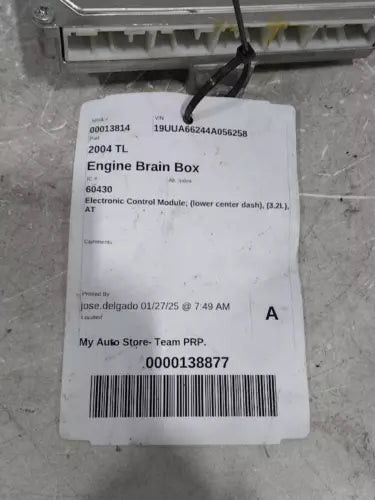 2004 Acura Tl Electronic Control Module L Used OEM Engine Control Module (ecm) used OEM engine control module