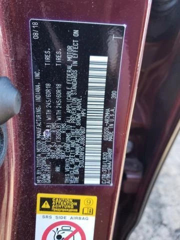 2018 Toyota Highlander Quarter Panel Mounte Used OEM Right Tail Light Assembly used OEM tail light assembly