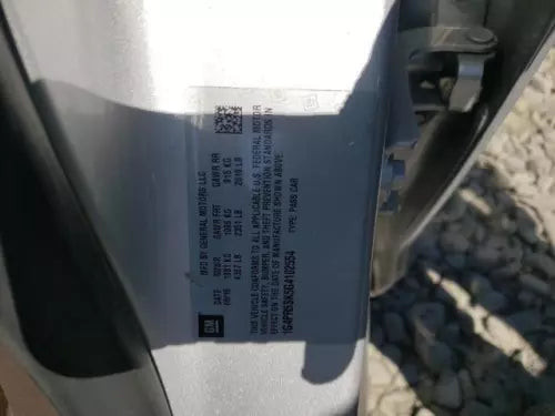 2016 Buick Verano Right Used OEM Right Headlight Assembly used OEM headlight assembly
