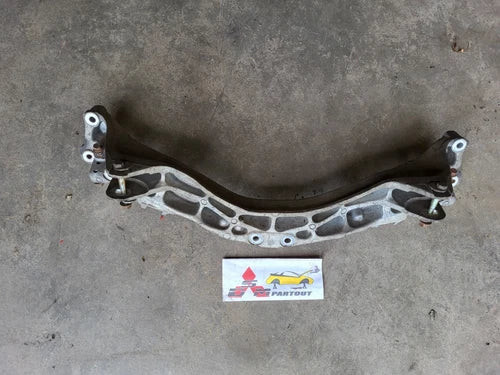 03-06 LANCER EVOLUTION VIII 8 EVO IX 9 - REAR SUBFRAME CROSSMEMBER K FRAME OEM used OEM rear subframe and crossmember