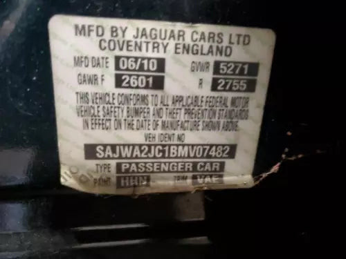 2011 Jaguar Xj Control Rear Heated Rear Seats W/C Used OEM A/C Selector Switch used OEM A/C climate control module