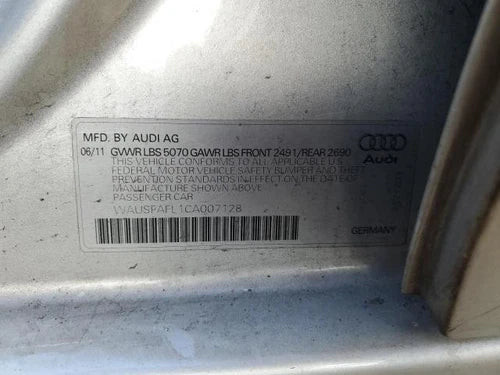 2012 Audi A4 AWD Quattro El Used OEM ABS Pump and Motor Assembly used OEM ABS pump and module assembly