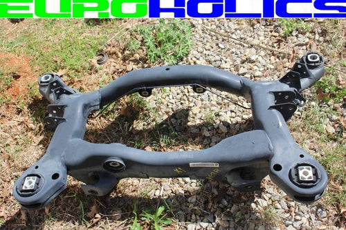 OEM BMW E84 X1 13-15 Rear Suspension K Frame Subframe Crossmember 33316792474 used OEM rear subframe and crossmember