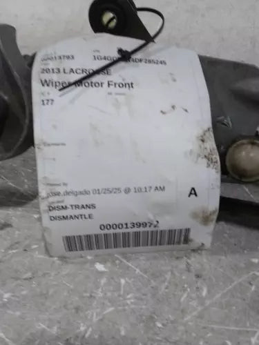 2013 Buick Lacrosse Used OEM Windshield Wiper Motor used OEM wiper motor