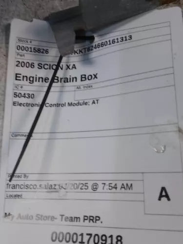 2006 Scion Xa Electronic Control Mo Used OEM Engine Control Module (ecm) used OEM engine control module