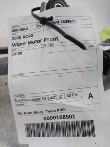 2020 Volvo XC40 Used OEM Windshield Wiper Motor used OEM wiper motor