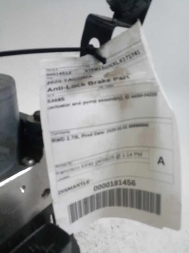 2020 Toyota Tacoma Actuator and Pump Asse Used OEM ABS Pump and Motor Assembly used OEM ABS pump and module assembly
