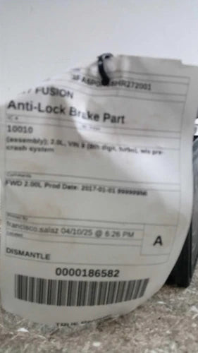 2017 Ford Fusion 2.0L VIN 9 8TH Used OEM ABS Pump and Motor Assembly used OEM ABS pump and module assembly