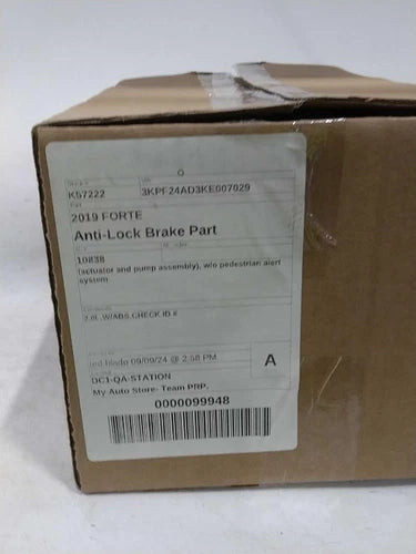 2019 Kia Forte Actuator and Pump Used OEM ABS Pump and Motor Assembly used OEM ABS pump and module assembly